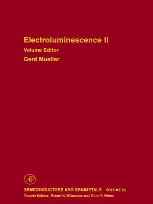 cover image of Electroluminescence II